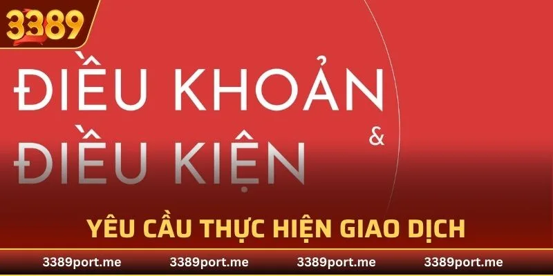 Quy định của dịch vụ giao dịch